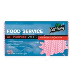 WIPES ALL PURPOSE RED 60X45CM  20S