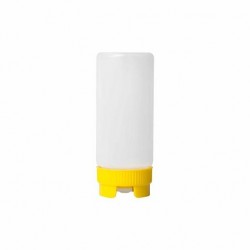 SAUCE BOTTLE SQUEEZE UPSIDE DOWN YELLOW 480ML