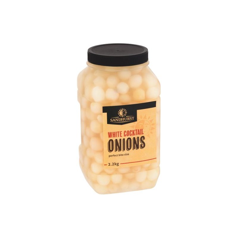 WHITE COCKTAIL ONIONS 2.2KG