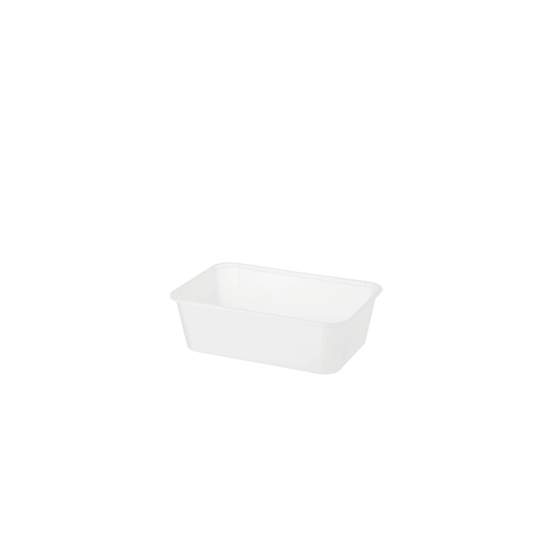 FREEZAREADY TRANSLUCENT MEDIUM RECTANGULAR 750ML CONTAINER 50'S