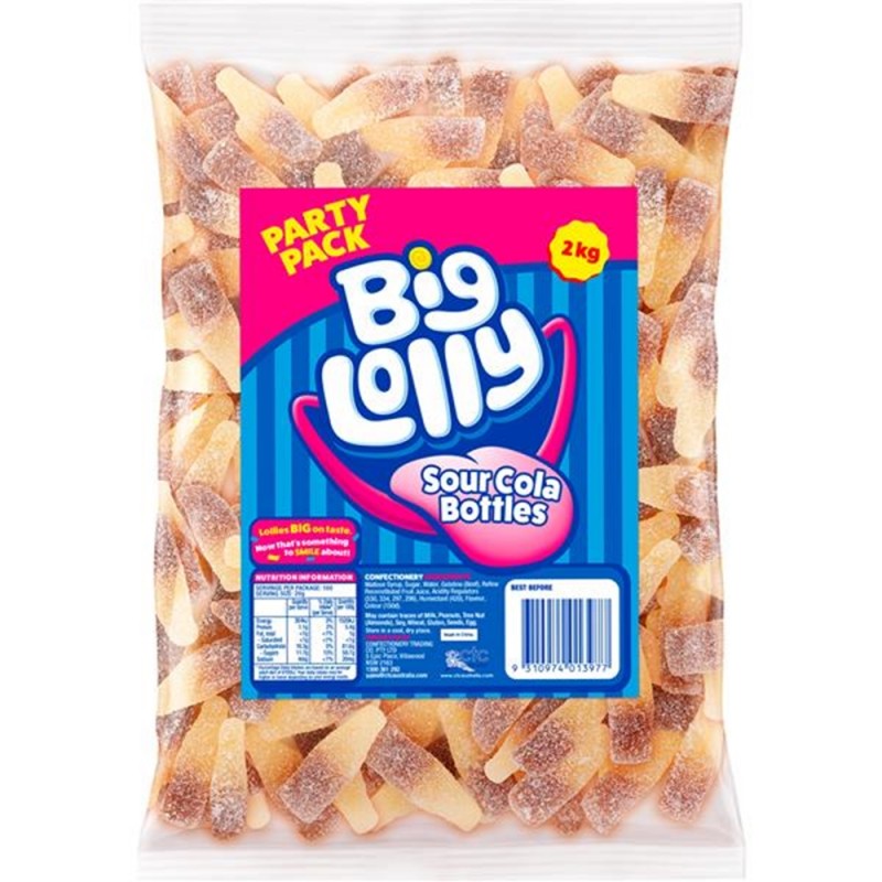 SOUR COLA BOTTLES    2KG