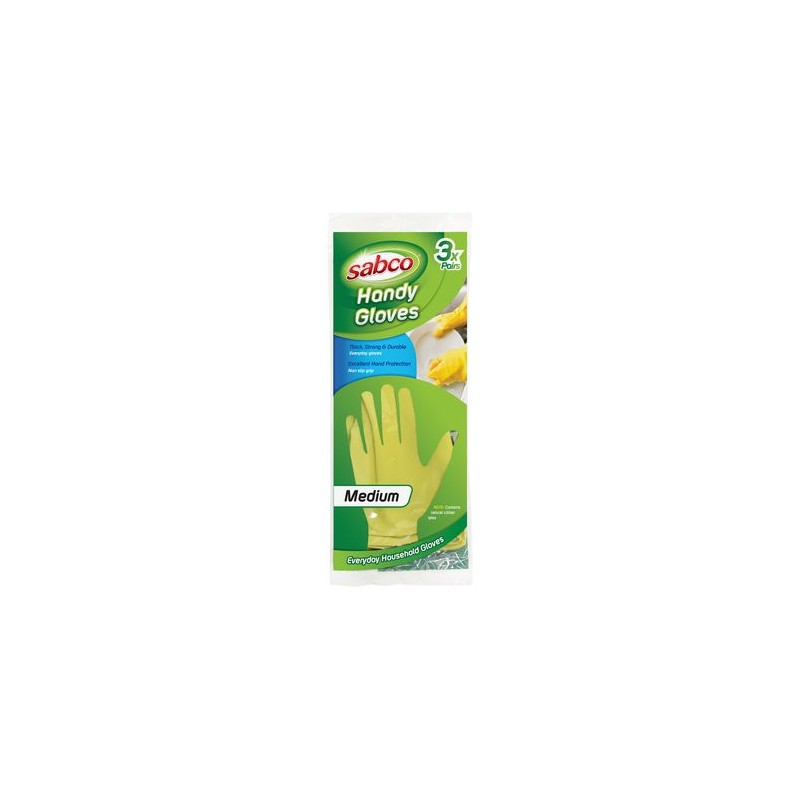 HANDY MEDIUM GLOVES 3PK
