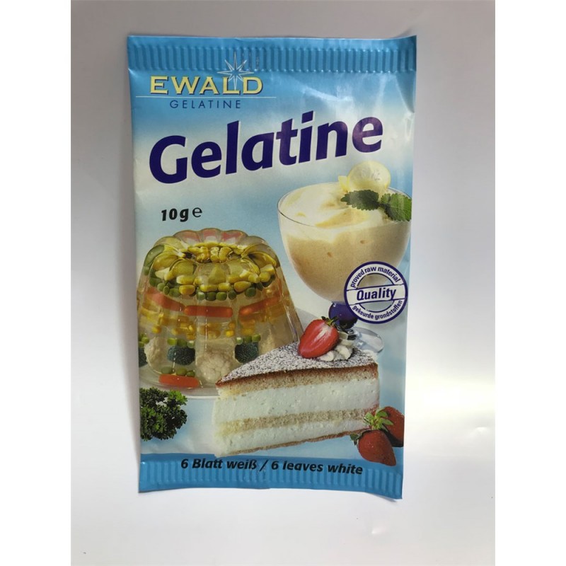 GELATINE LEAVES 10GM