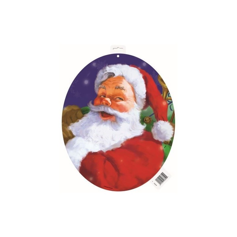 CHRISTMAS DECORATION SANTA CUT OUT 41CM