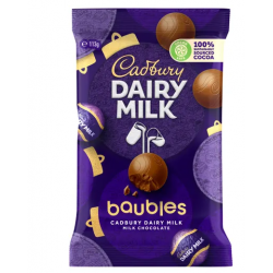 CHRISTMAS CHOCOLATE BAUBLES DAIRYMILK 112GM