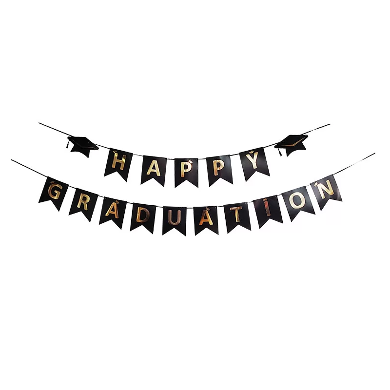 HAPPY GRADUATION BANNER BUNTING 4.5M
