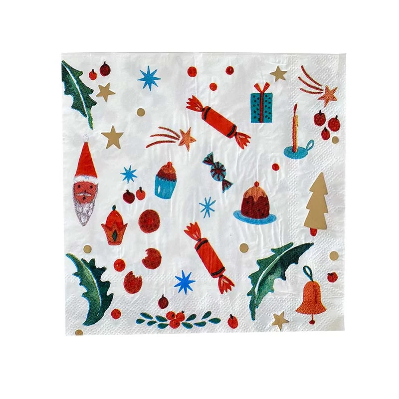 CHRISTMAS NAPKINS 16PK
