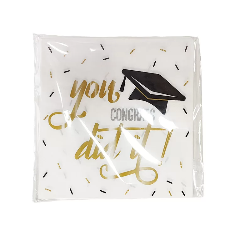 GRADUATION NAPKINS YOU DID IT 16PK