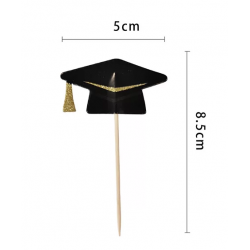 GRADUATION CAP PICKS 8PK