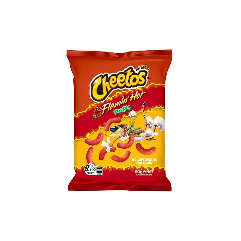 FLAMIN HOT PUFFS 80GM