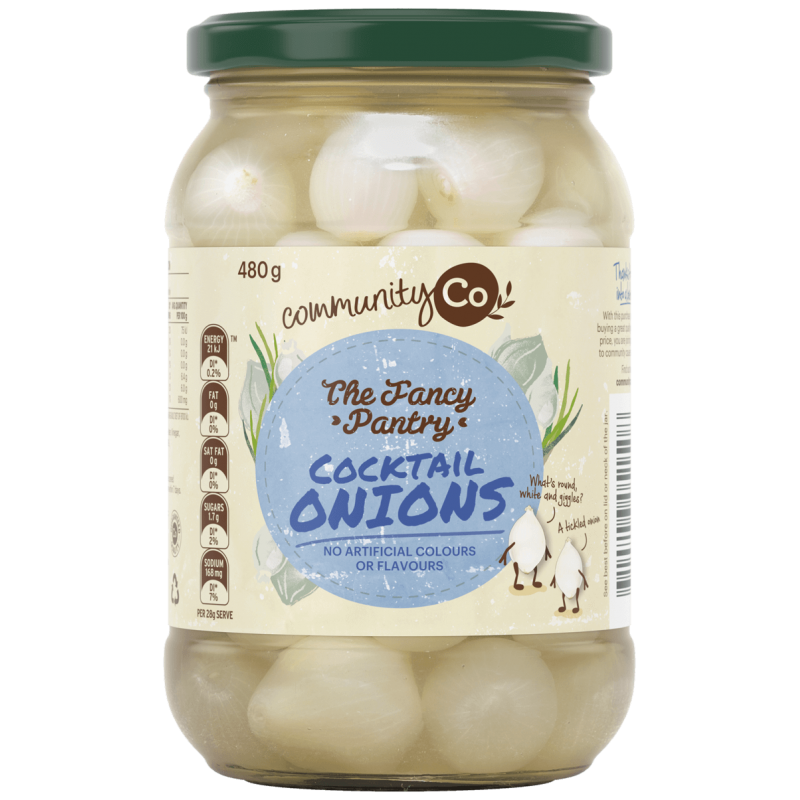COCKTAIL WHITE ONIONS 480GM