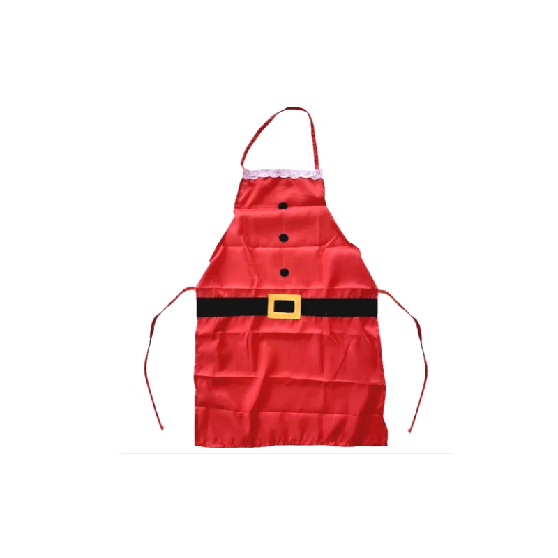 CHRISTMAS SANTA APRON ADULT, 1EA