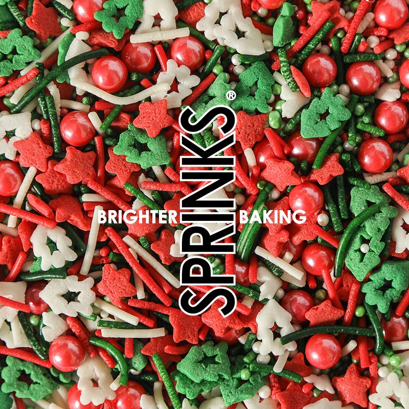 BULK OH CHRISTMAS TREE SPRINKLES 500GM