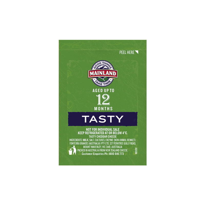 TASTY CHEESE PORTIONS 100X20GM