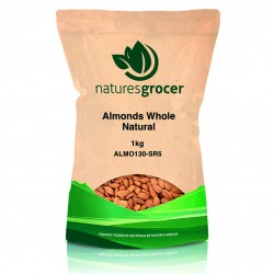 WHOLE ALMONDS NATURAL     1KG