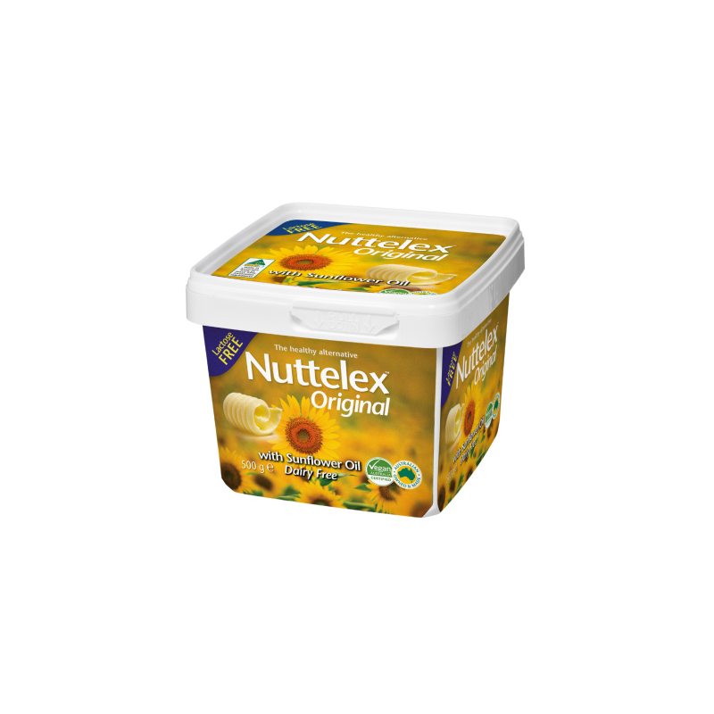 NUTTELEX MARGARINE ORIGINAL DAIRY FREE 500GM NUTTELEX MARGARINE ORIGINAL DAIRY FREE 500GM