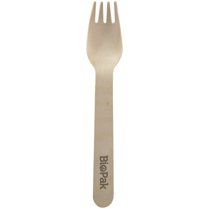 FORK WOODEN WAX 100PK