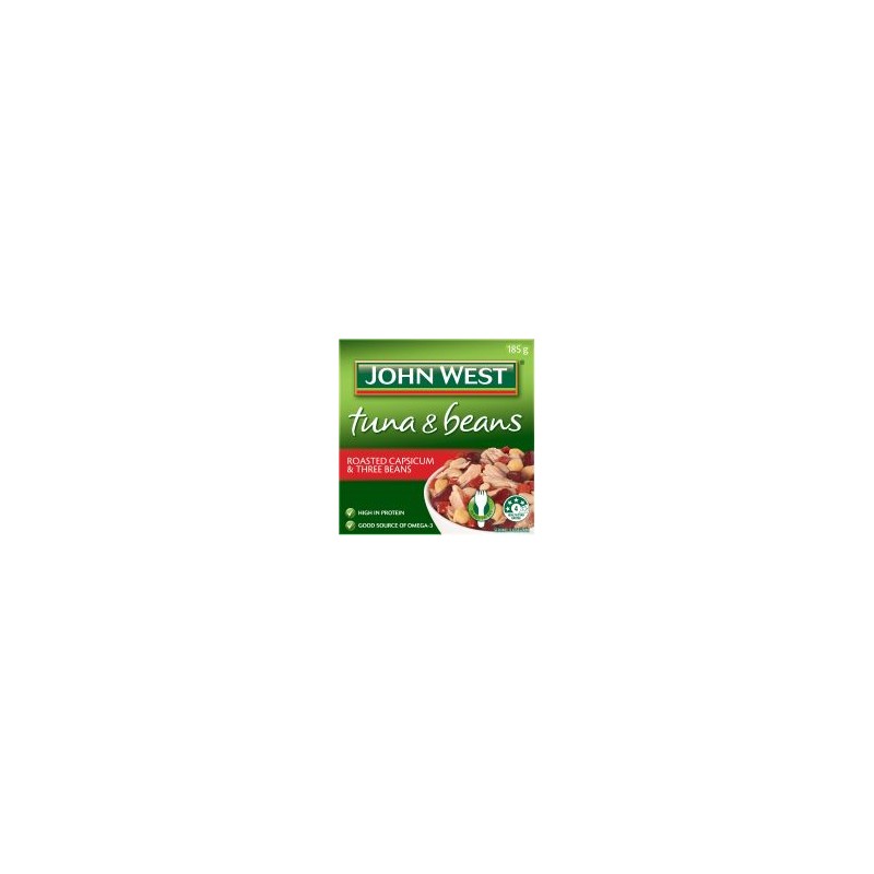 ROASTED CAPSICUM & THREE BEANS TUNA & BEANS 185GM ROASTED CAPSICUM & THREE BEANS TUNA & BEANS 185GM