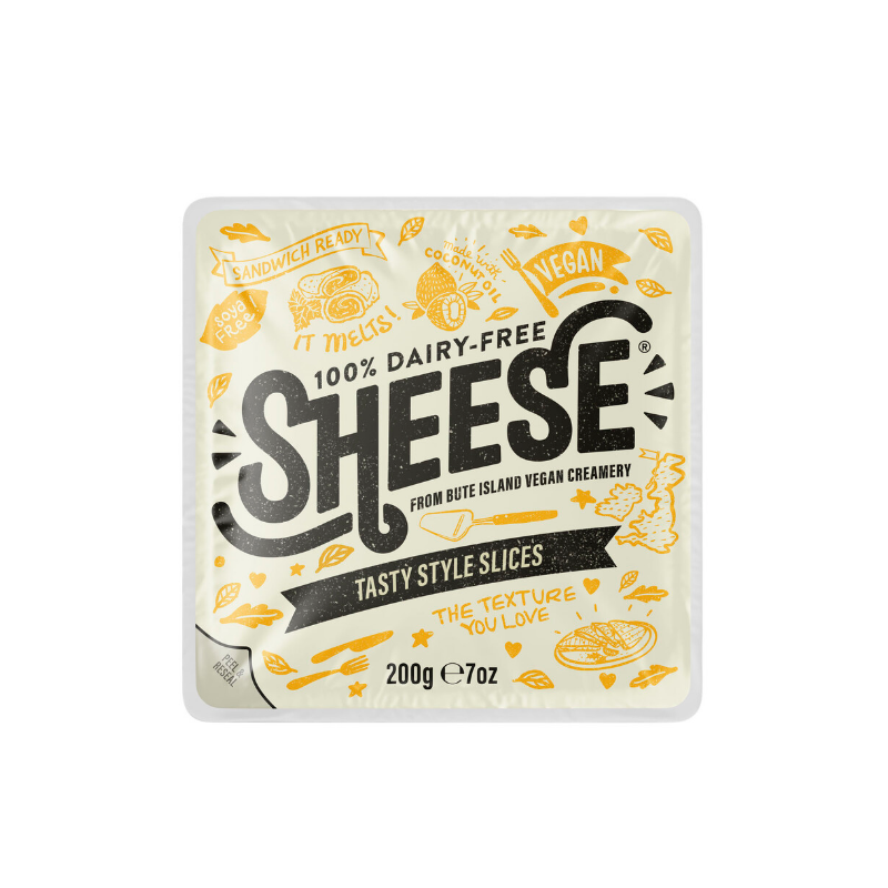 SLICED TASTY VEGAN CHEESE PLANT BASED 200GM