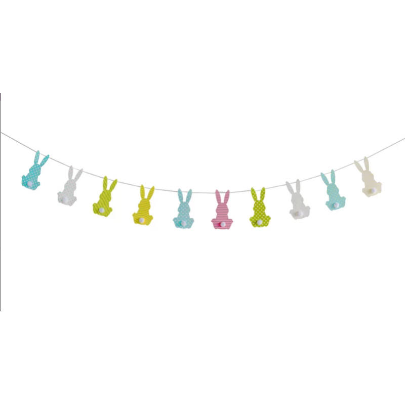 BUNNY TAIL EASTER BUNTING 2METRES
