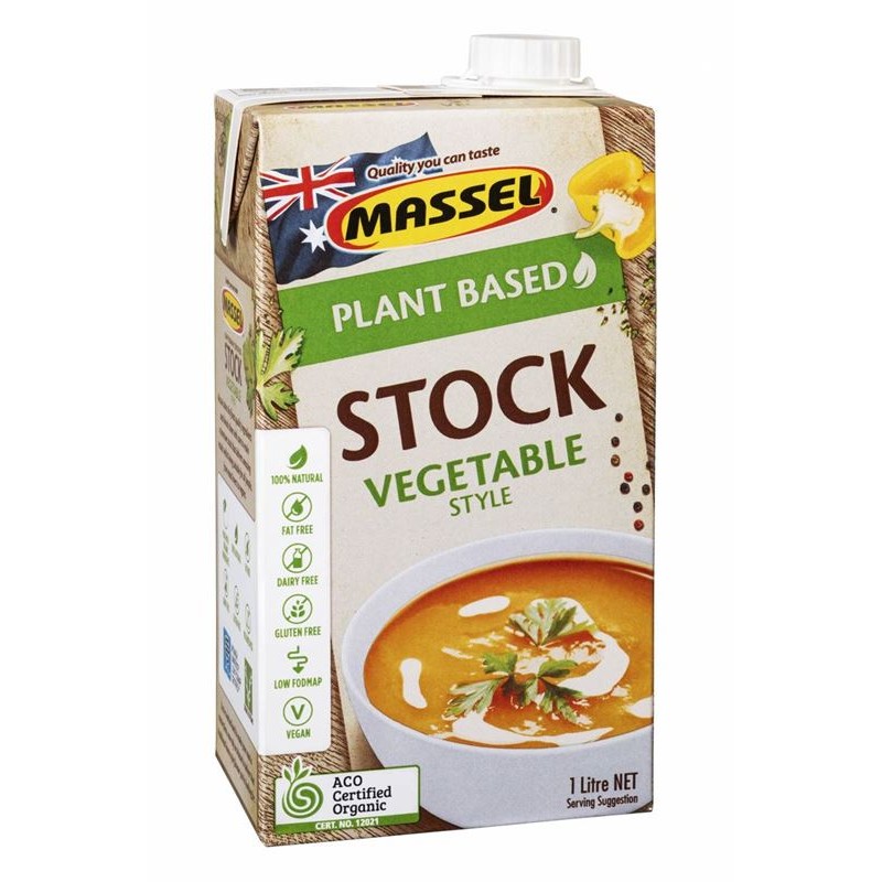 ORGANIC VEGETABLE STOCK LIQUID 1LT