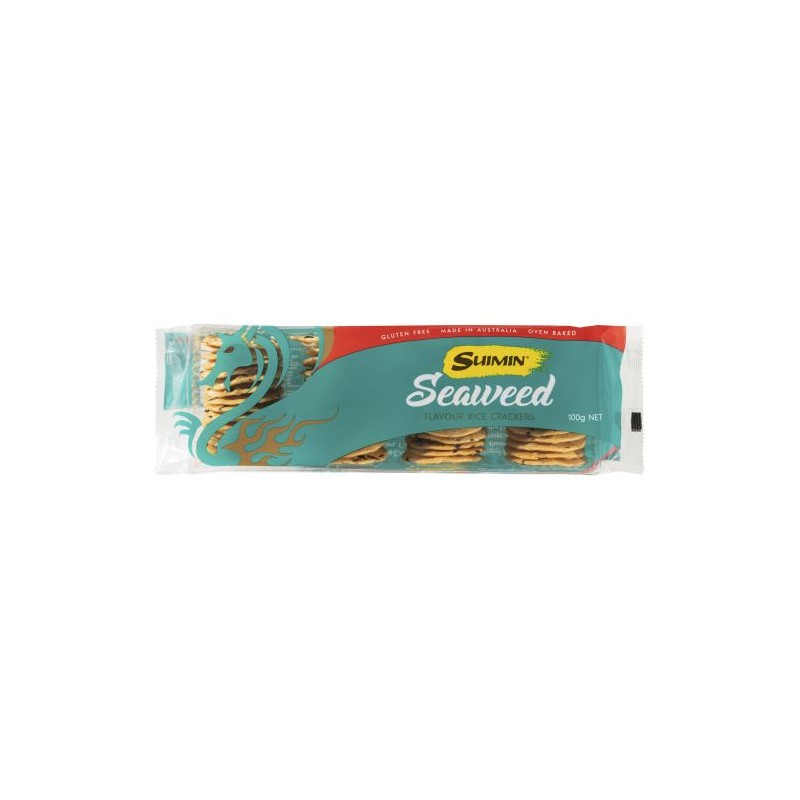 SEAWEED RICE CRACKERS 100GM