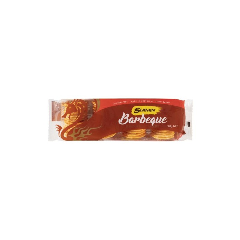 BARBEQUE RICE CRACKERS 100GM