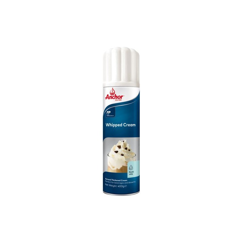 AEROSOL THICKENED WHIPPED CREAM 400GM