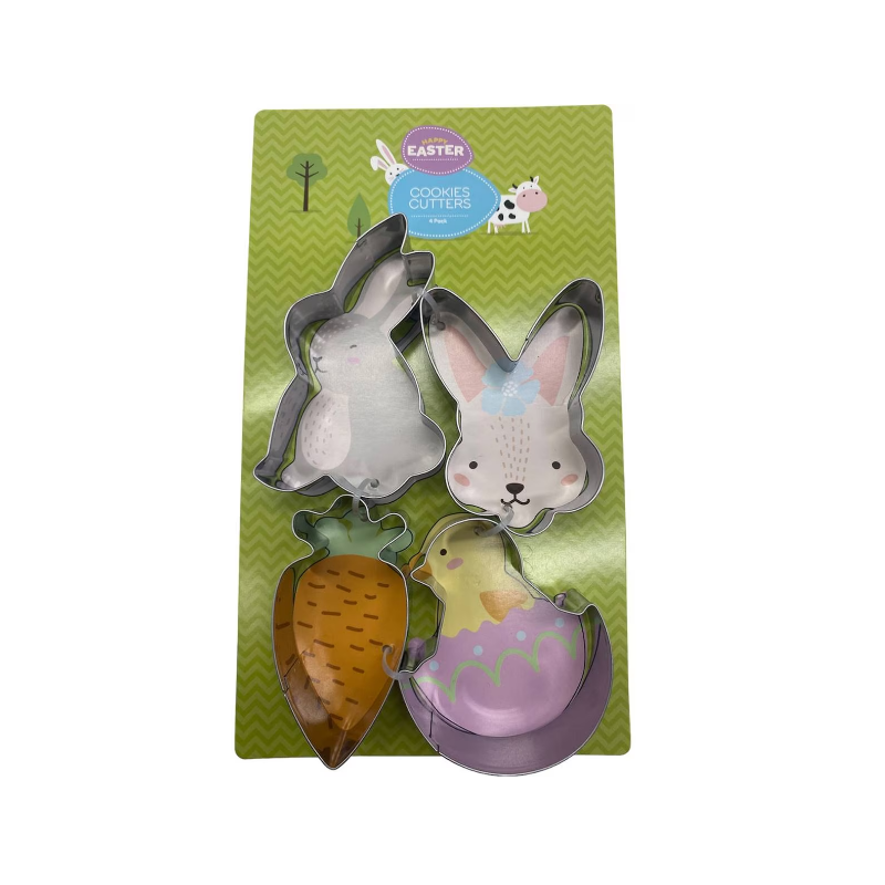 EASTER COOKIE CUTTERS 4PK