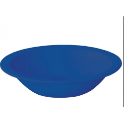 BLUE PLASTIC REUSABLE POLY BOWLS 172MM 12PK