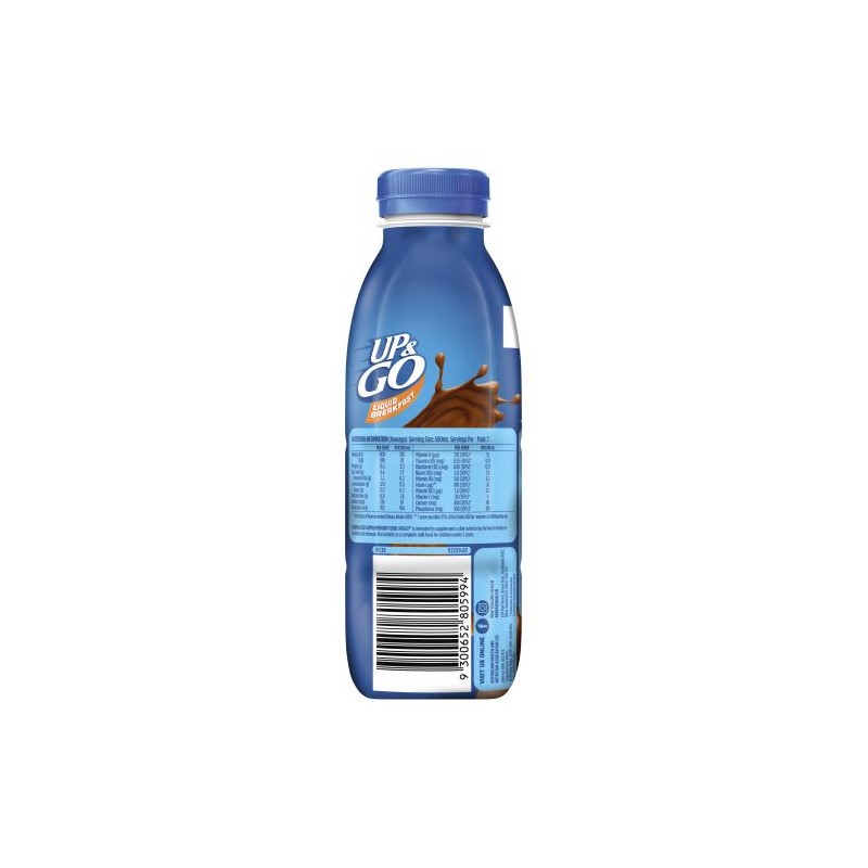 UP&GO LIQUID BREAKFAST CHOCOLATE ICE BOTTLE 500ML