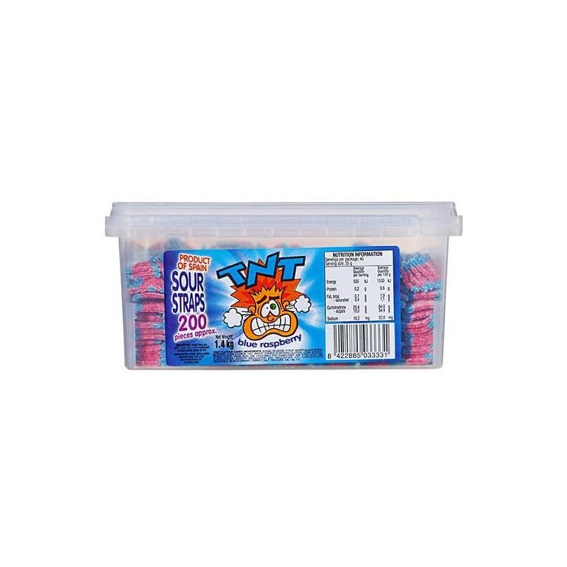 BLUE RASPBERRY SOUR STRAPS 200S