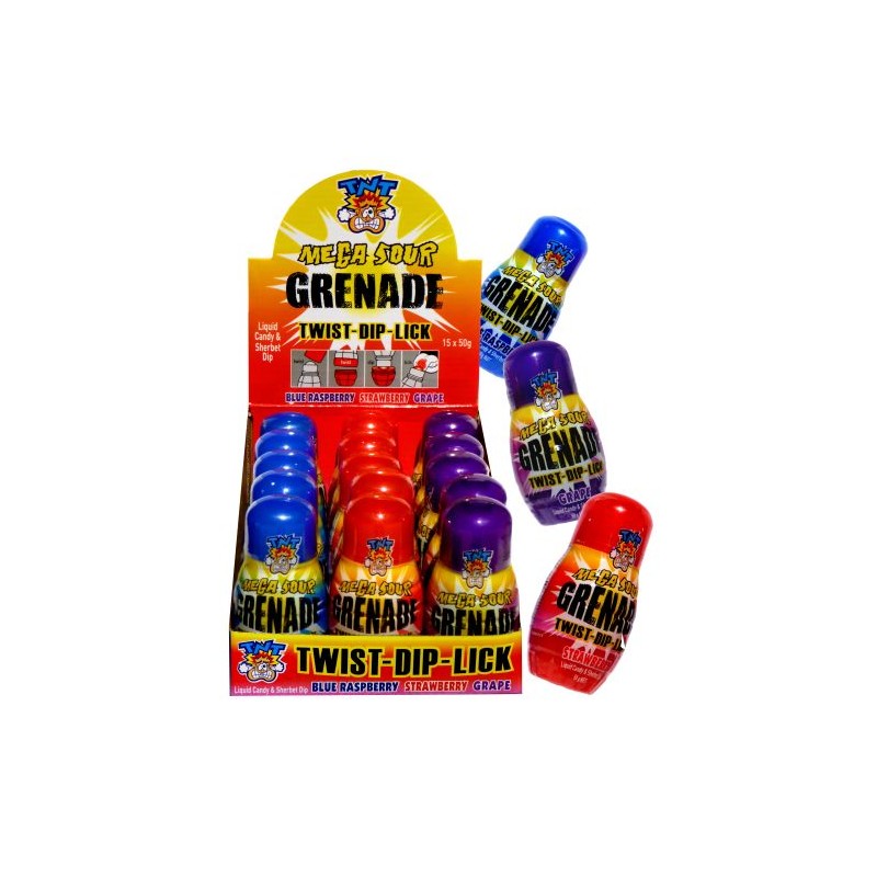 MEGA SOUR GRENADE 15X50GM