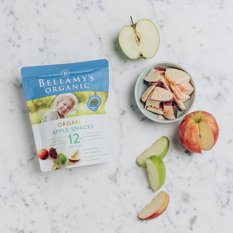 ORGANIC APPLE SNACK 12MONTHS+ 20GM