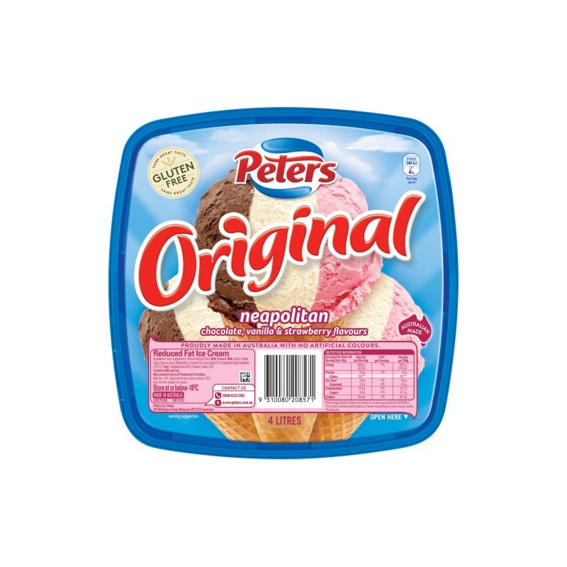 ORIGINAL NEAPOLITAN ICE CREAM 4L