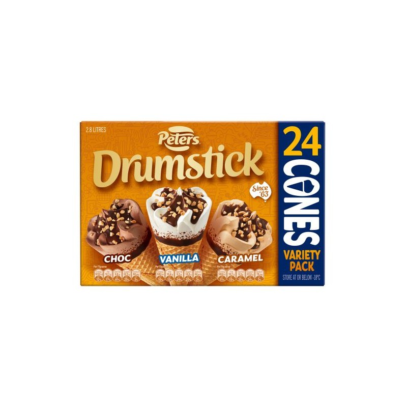DRUMSTICK ICECREAM MIXED 24S