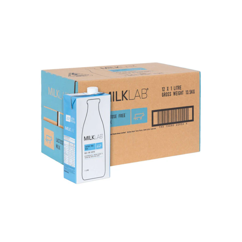 LACTOSE FREE FULL CREAM MILK 12X1L