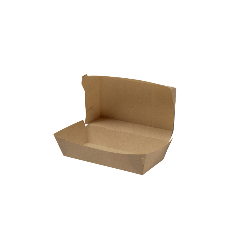 REDISERVE MEDIUM BROWN KRAFT PAPER SNACK PACK 125S