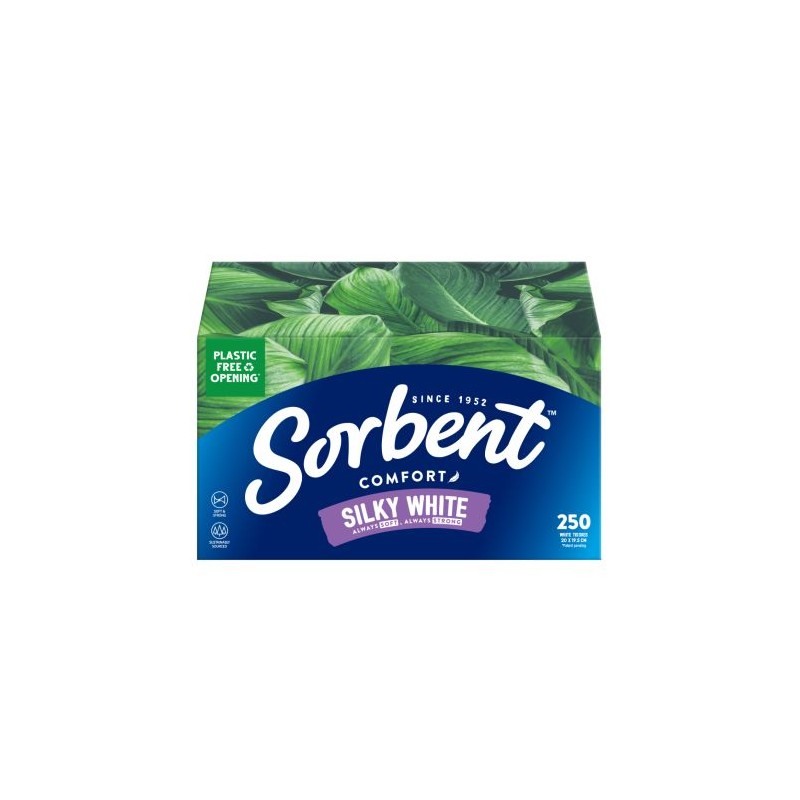 SOFT WHITE FACIAL TISSUES 250S