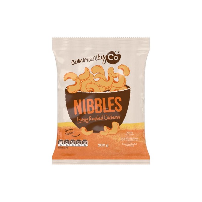 HONEY ROASTED CASHEWS 200GM