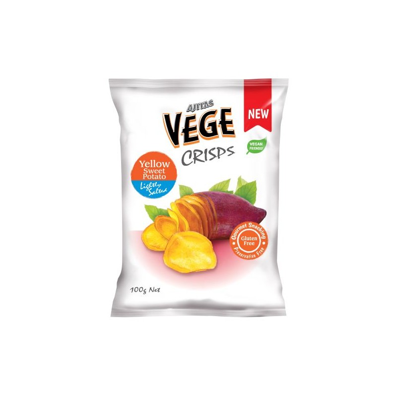 VEGE YELLOW SWEET POTATO DELI CRISPS 100GM