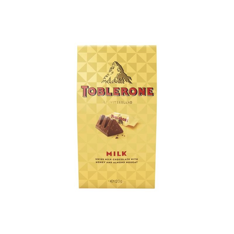 TOBLERONE MILK CHOCOLATE GIFT POUCH 120GM