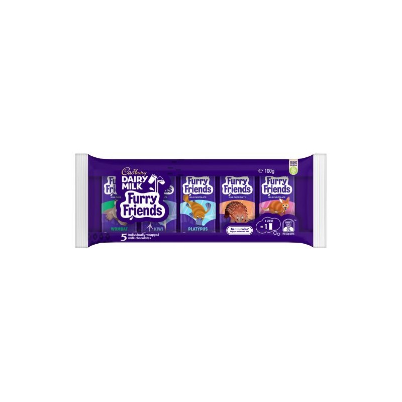 DAIRY MILK FURRY FRIENDS 100GM