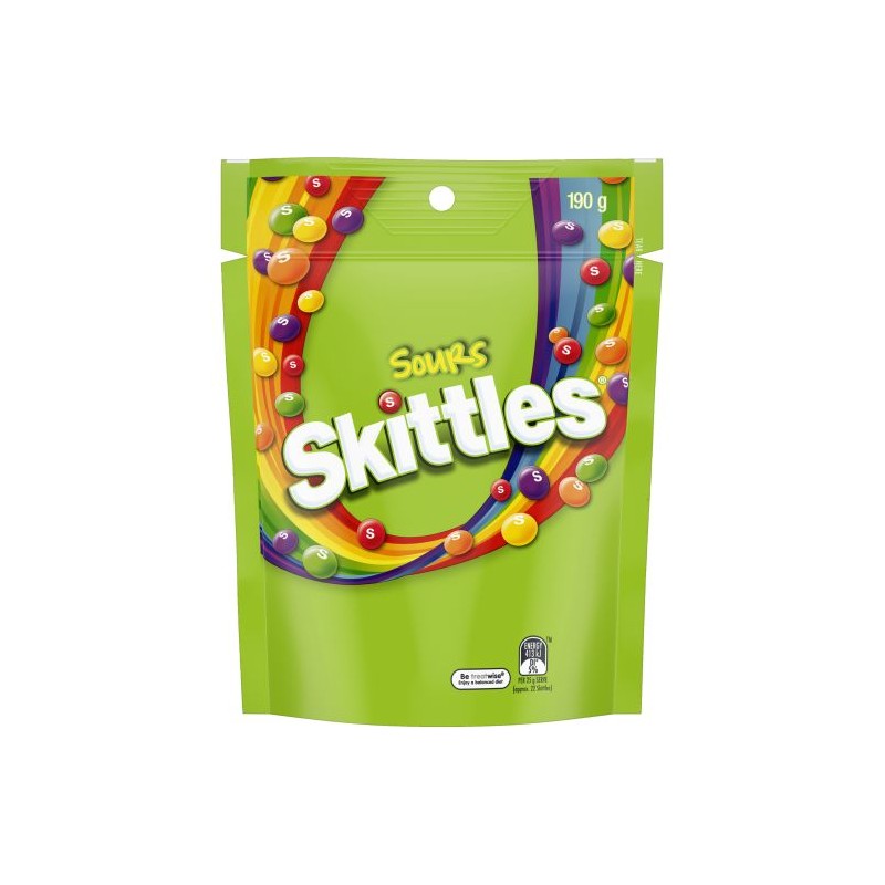 SKITTLES SOURS 190GM