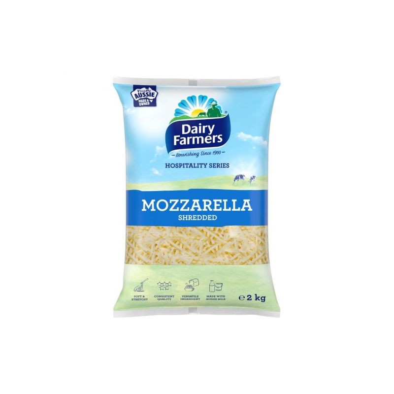 SHREDDED MOZZARELLA CHEESE 2KG