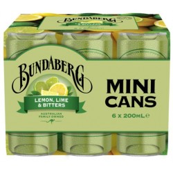 LEMON LIME & BITTERS 6X200ML