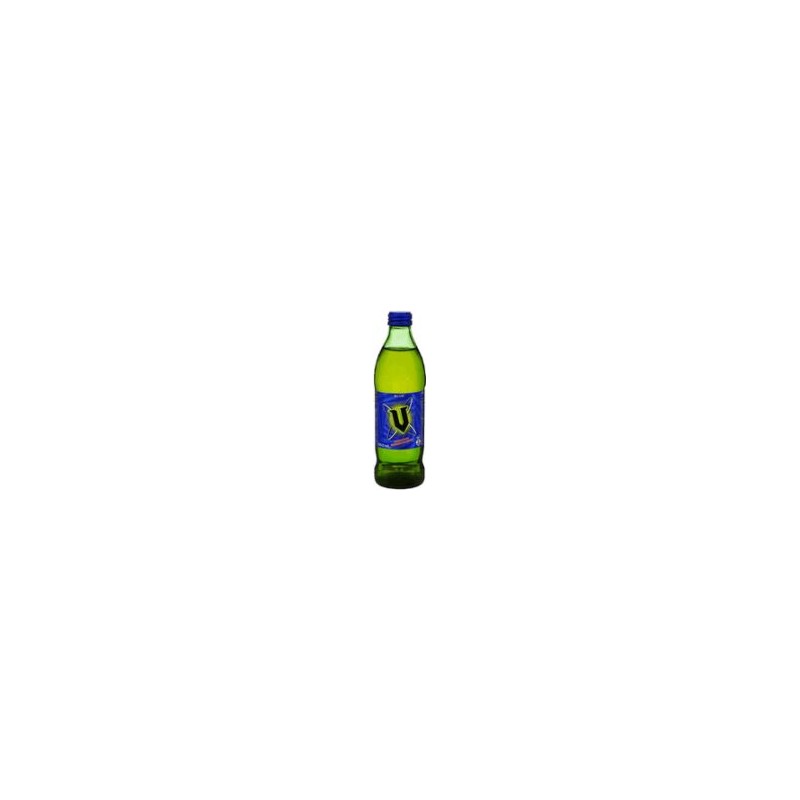 V ENERGY DRINK BLUE GLASS 350ML
