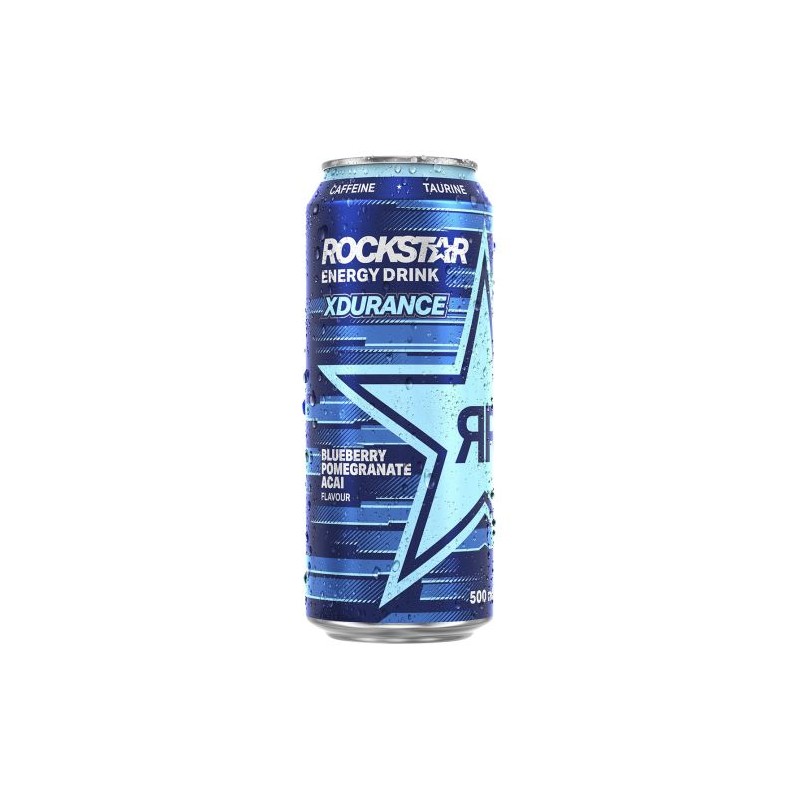 ROCKSTAR BLUEBERRY POMEGRANATE ACAI ENERGY DRINK 500ML