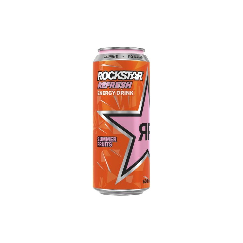 ROCKSTAR REFRESH SUMMER FRUITS ENERGY DRINK 500ML