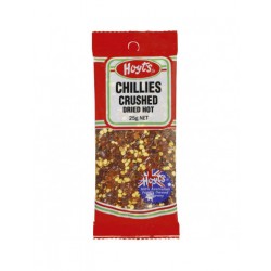 CHILLIES CRUSHED DRY HOT 25GM